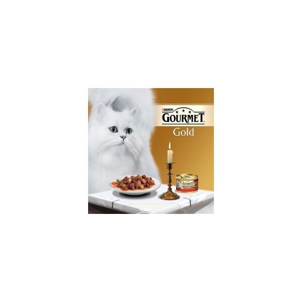 Purina Gourmet Gold Kıyılmış Hindi Etli Yaş Kedi Maması 85 gr (12 Al 10 Öde)