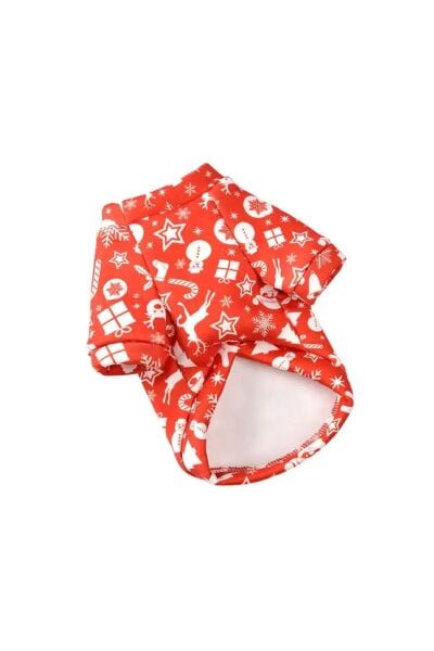 Merry Cristhmas Evcil Hayvan & Kedi Köpek Pet Kırmızı Kıyafet