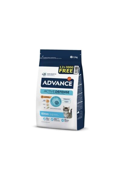 Cat Kitten Tavuklu ve Pirinçli Yavru Kedi Maması 1,2kg + 300gr Bonus Paket