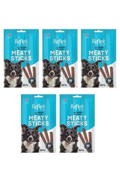 Somonlu Köpek Ödül Çubuğu 3x11 Gr 5 Adet