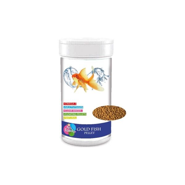 Pets Family Gold Fish Pellet 250ML/100G