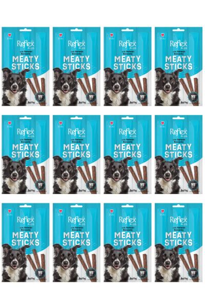 Somonlu Çubuk Yetişkin Köpek Ödülü Meaty Sticks 3x11gr - 12 Adet