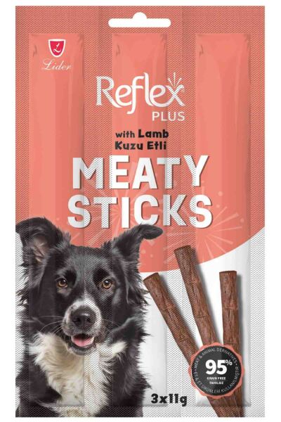 Kuzulu Çubuk Yetişkin Köpek Ödül Maması Meaty Sticks 3x11gr