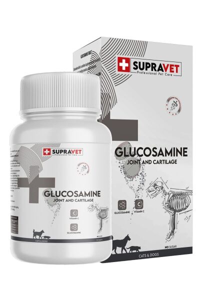 Glucosamine Kedi Ve Köpek Eklem Sağlığı Güçlendirici Glukozamin Tablet + Vitamin C 75 Tablet