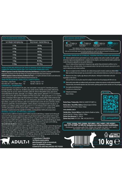 Signature Somonlu Kısırlaştırılmış Kedi 10 kg