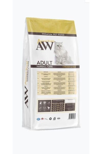 Hairball Tüy Yumağı Önleyici Tavuklu Kedi Maması 15 Kg