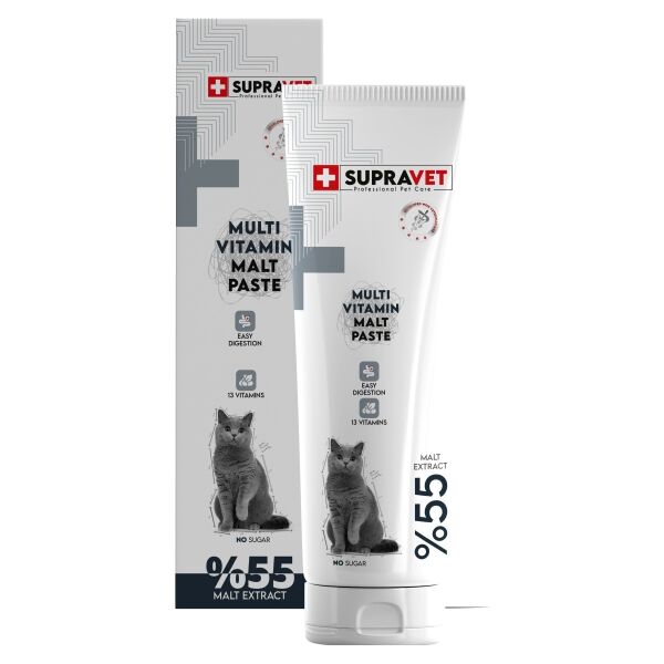 Kediler Için Taurinli Multi Vitamin Kedi Macunu 100 gr ( %55 Extra Malt )