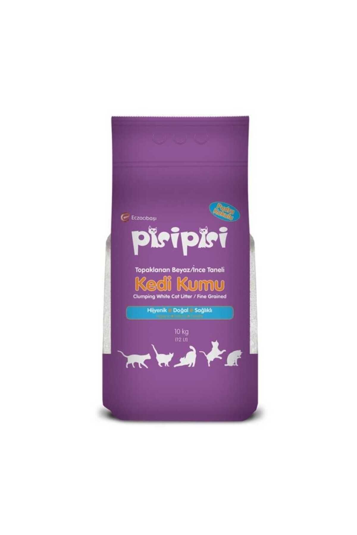 Pisi Pisi Kedi Kumu İnce Taneli 10 Kg