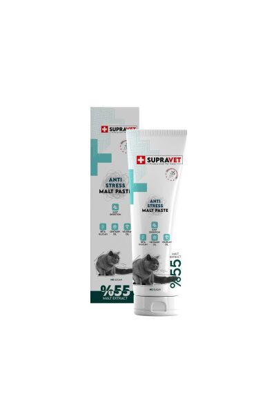 Anti Stress Relax Paste Sakinleştirici Kedi Macunu 100 gr (Şekersiz ) ( %55 Extra Malt )