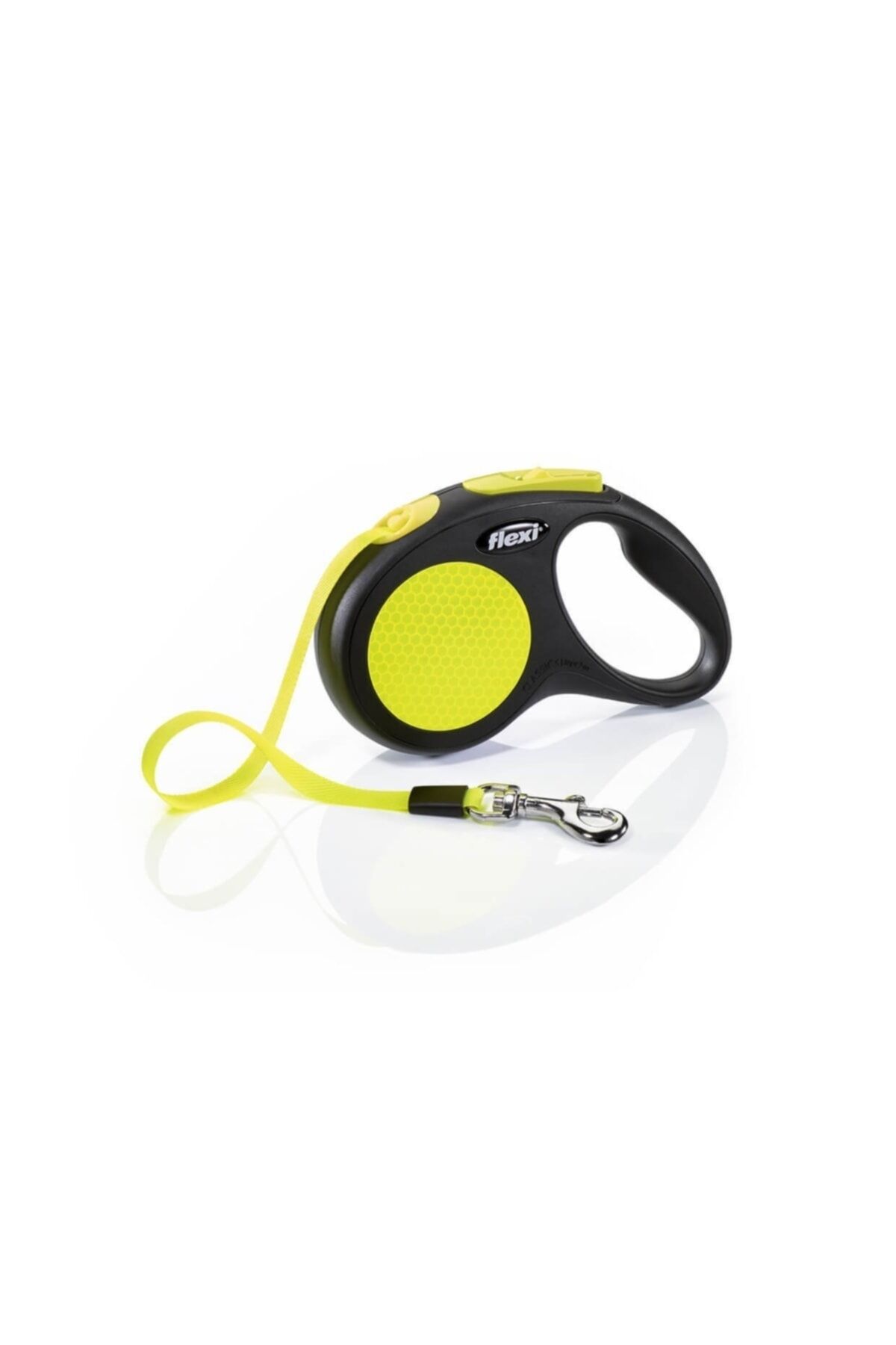 Neon Reflektörlü Şerit Otomatik Gezdirme Tasması (s) 5m Sarı