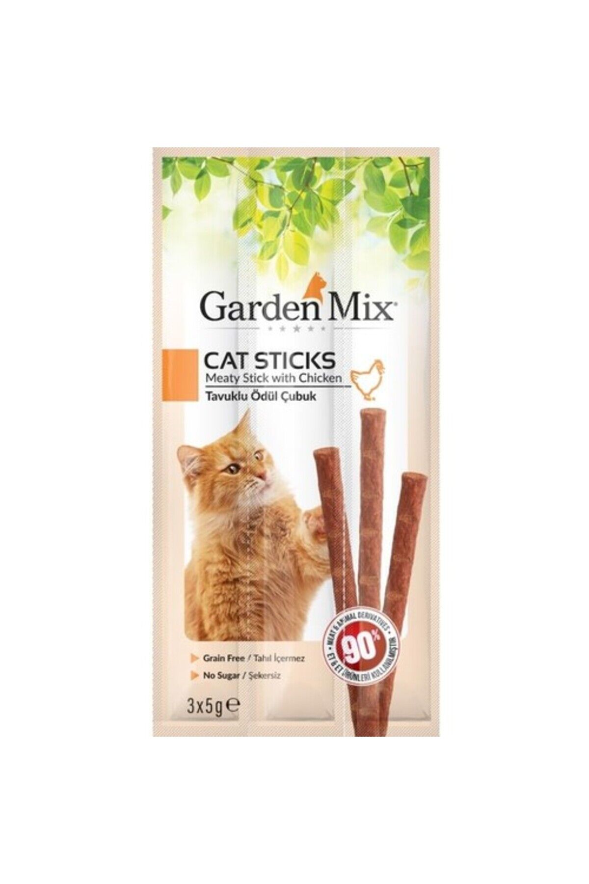 Tavuklu Kedi Stick Ödül 3x5gr