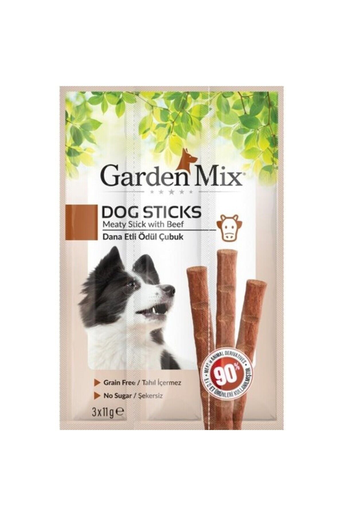 Garden Mix Kuzu Etli Köpek Stick Ödül 3*11g