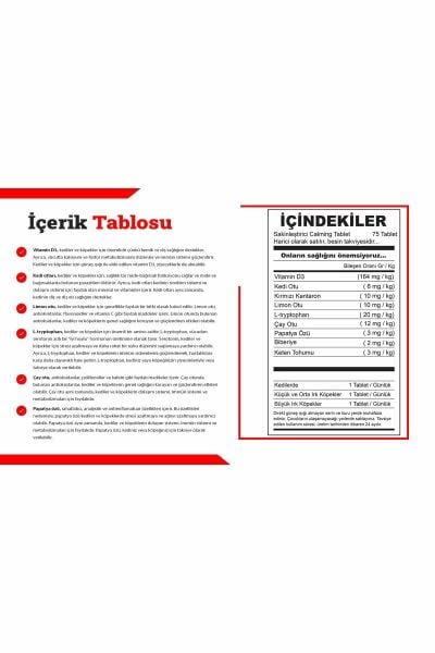 Kedi Ve Köpekler Için Sakinleştirici Calming Tablet + Vitamin D ( 75 Tablet )