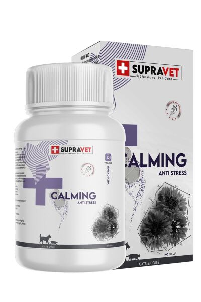 Kedi Ve Köpekler Için Sakinleştirici Calming Tablet + Vitamin D ( 75 Tablet )