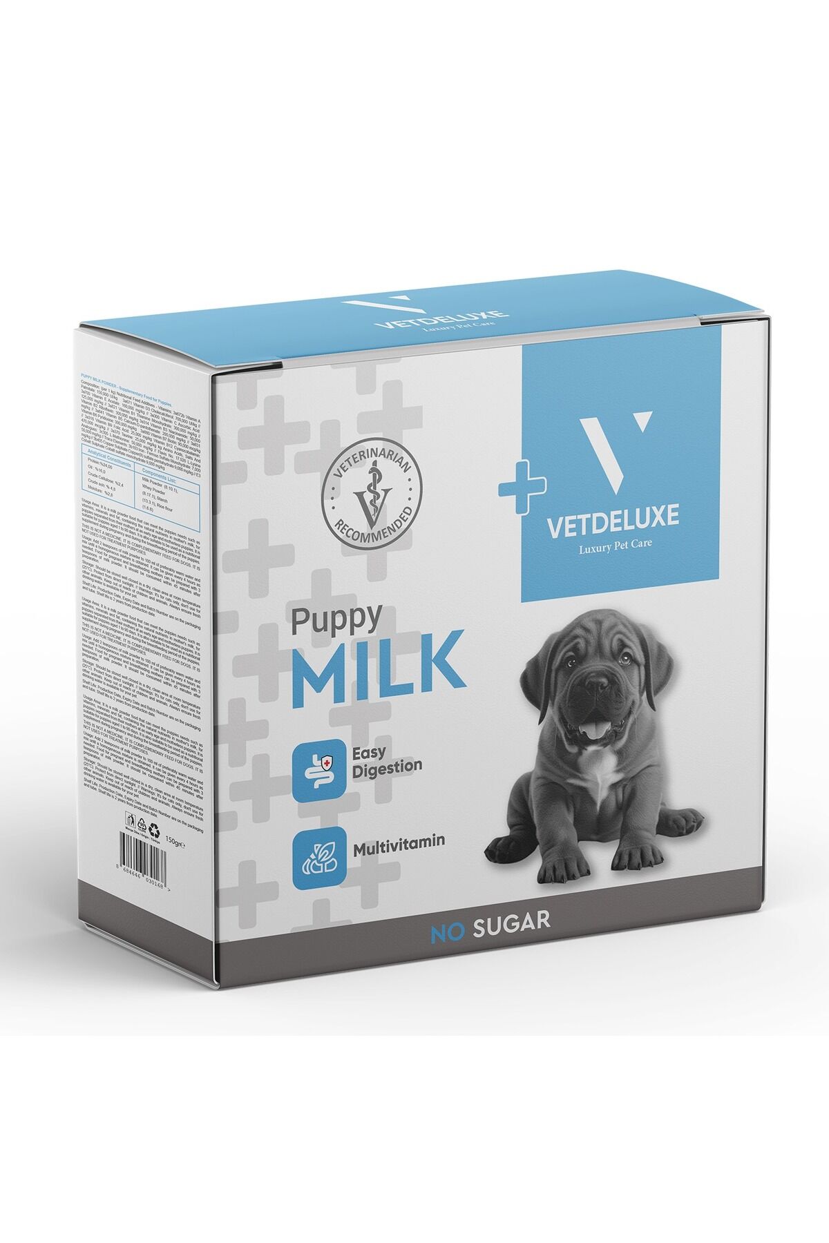 Puppy Milk Hamile Ve Yavru Köpekler Için Taurinli Ve Vitaminli Köpek Süt Tozu 150 gr