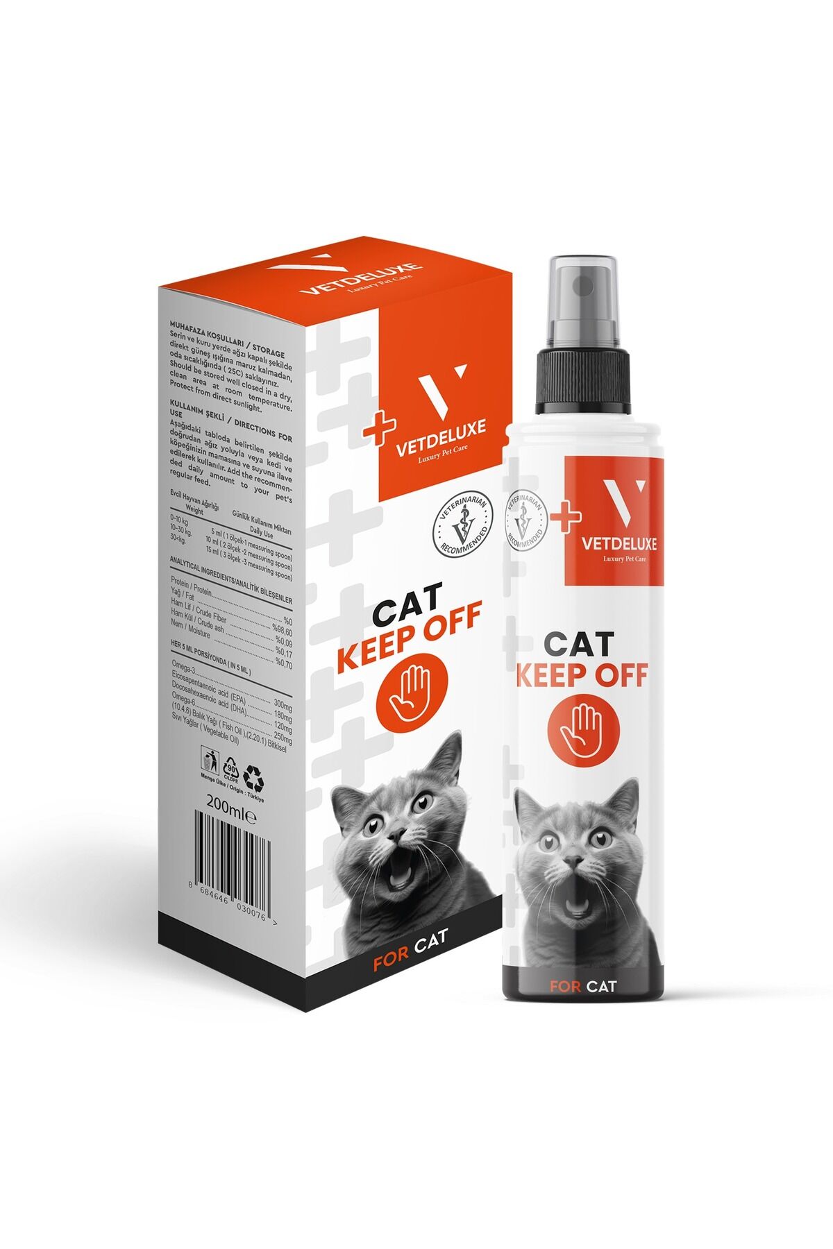 Cat Keep Off Kedi Işaretleme Engelleyici, Iç Mekan Uzaklaştırıcı Sprey 150 ml