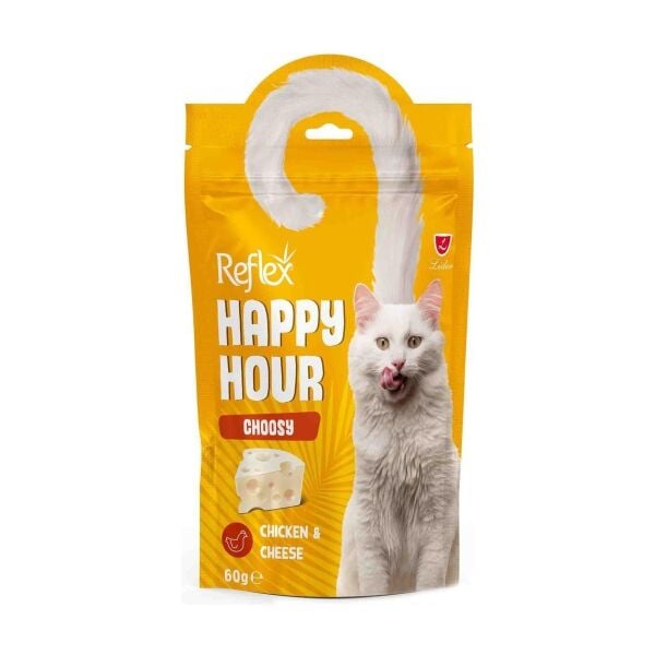 Happy Hour Choosy Tavuklu ve Peynirli Kedi Ödül Maması 60gr