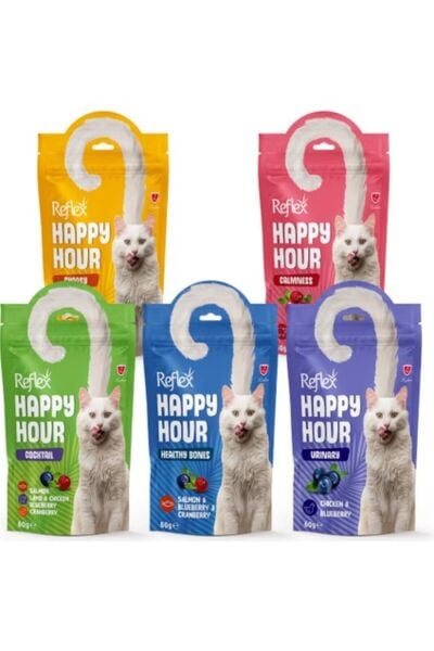 Happy Hour 5 Çeşit Kedi Ödül Maması