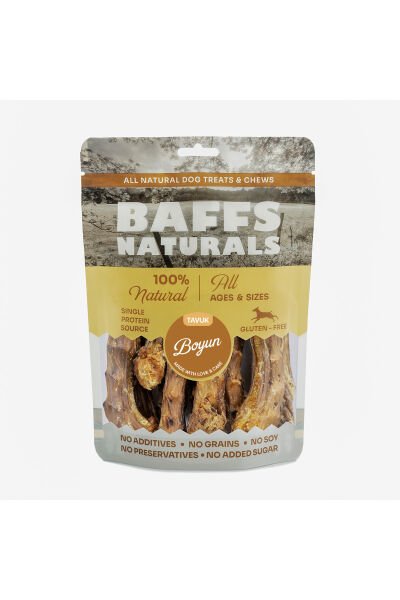 Tavuk Boyun %100 Doğal Köpek Ödül Maması 100 gr