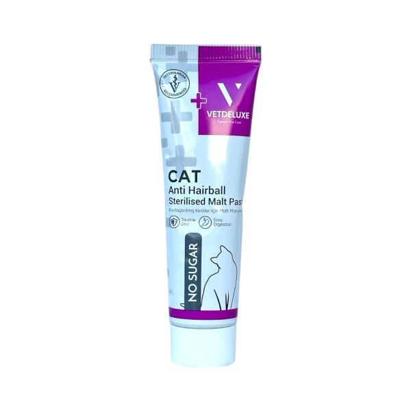 Sterilised Adult Cat Malte Paste Kısır Kediler Için Tüy Yumağı Önleyici Kedi Malt Macunu 100 gr