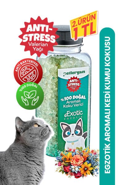 Kedi Kumu Koku Giderici %100 Doğal Aromalı Egzotik-Valerian Yağı Esanslı Anti Stress 300GR