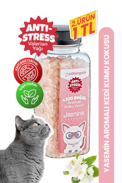Kedi Kumu Koku Giderici %100 Doğal Aromalı Yasemin Çiçeği-Valerian Yağı Esanslı Anti Stress 300GR