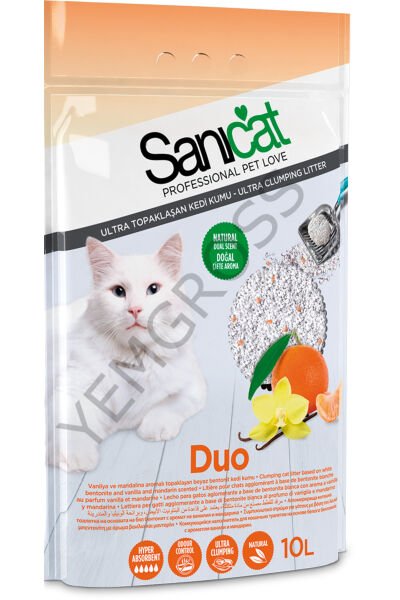 Duo Narenciye Kokulu Kedi Kumu 10lt