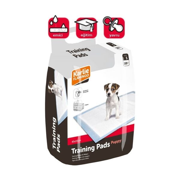 Flamingo Yavru Köpek Çiş Pedi S 45X35 Cm 10Lu