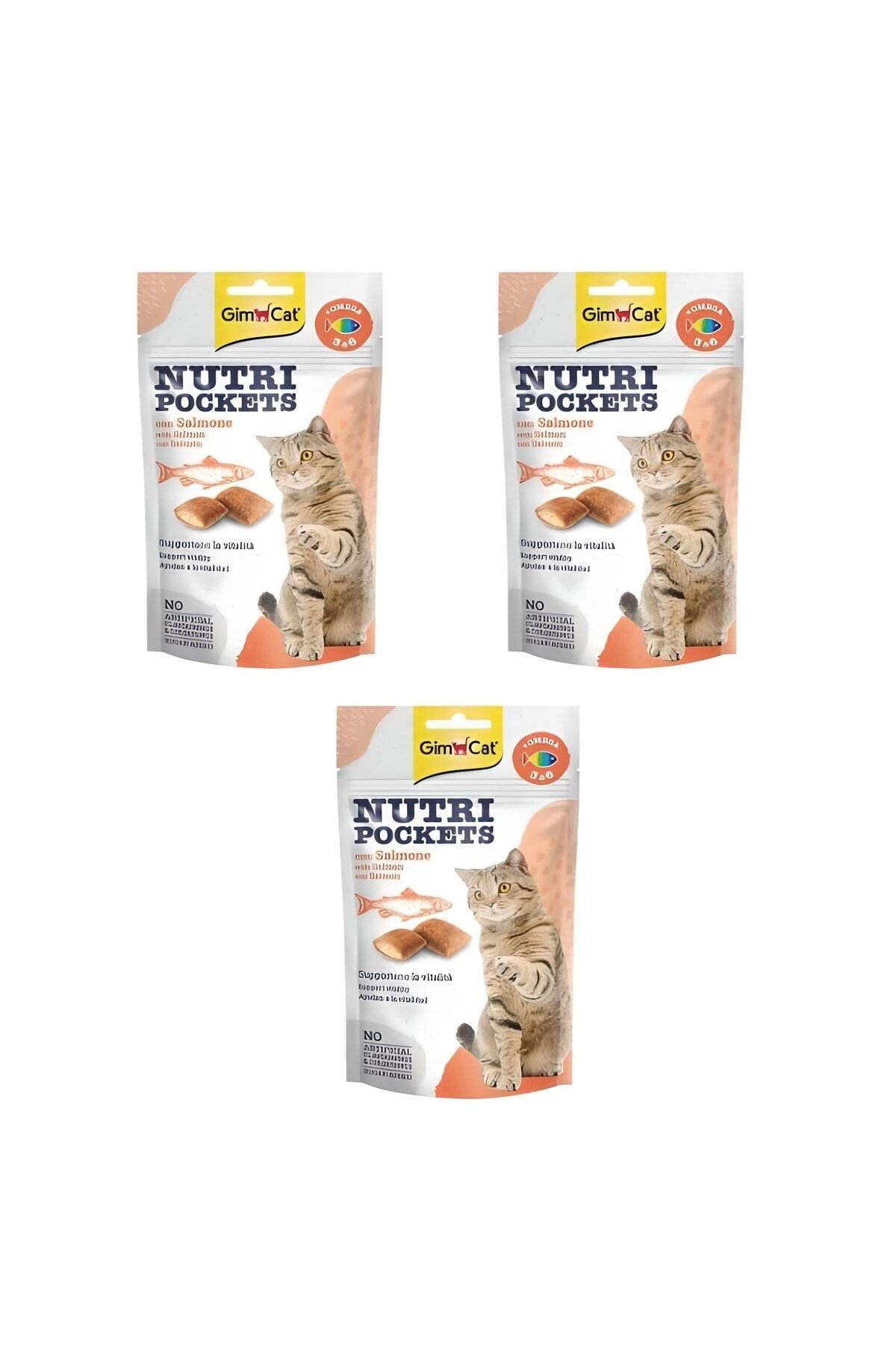 Nutripockets Somonlu Ve Omega 3&6 Kedi Ödülü 3x60 Gr