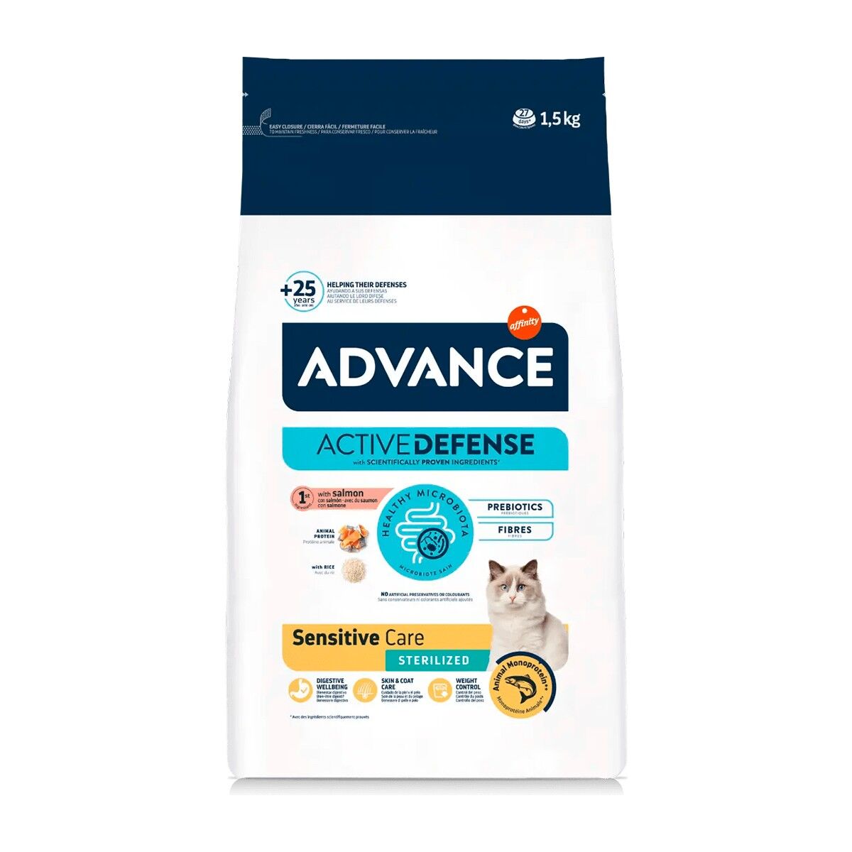 Sensitive Somonlu Kısırlaştırılmış Hassas Kedi Maması 1,5 kg