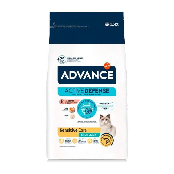 Sensitive Somonlu Kısırlaştırılmış Hassas Kedi Maması 1,5 kg