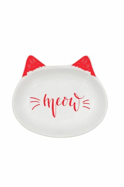 Seramik Mama Kabı Cat Meow 200 Ml 14 Cm