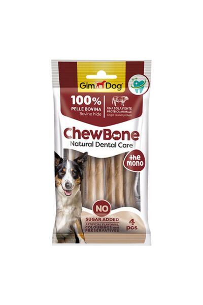 Chewbone Diş Sağlığı Destekleyici Naturel Press Köpek Çiğneme Kemiği 80 gr