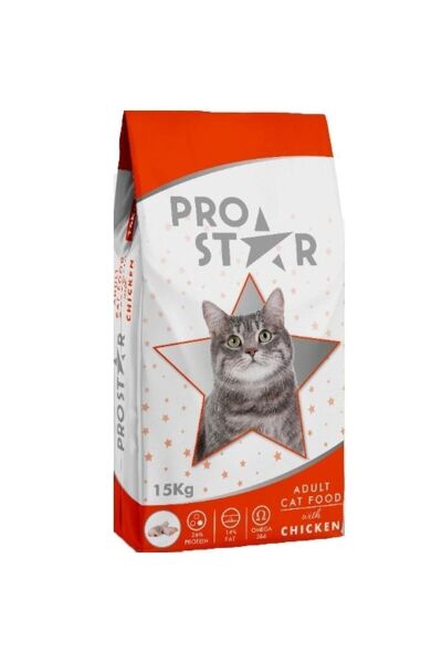 Prostar Tavuklu Yetişkin Kedi Maması 15 Kg