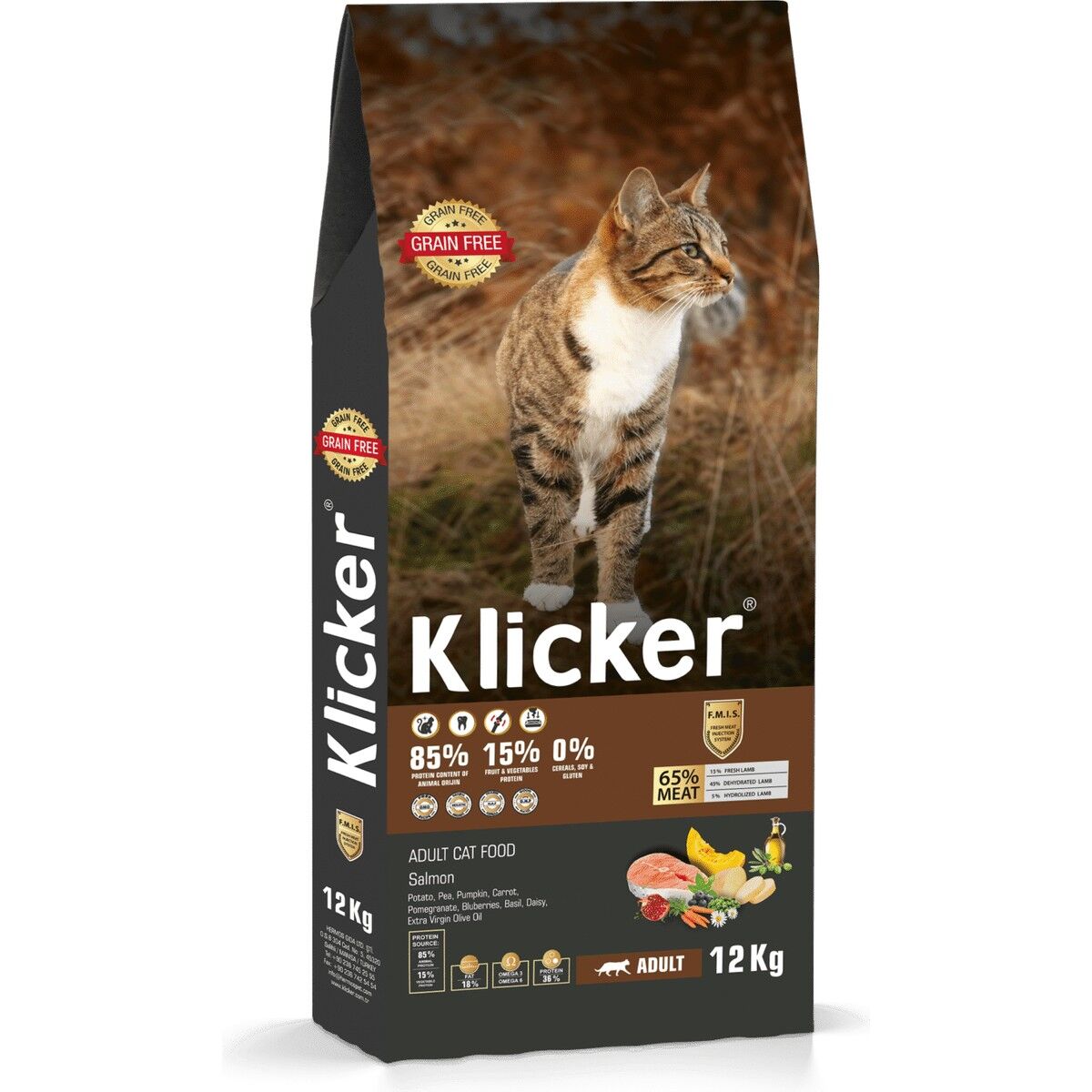 Yetişkin Kedi Maması Somonlu 12KG