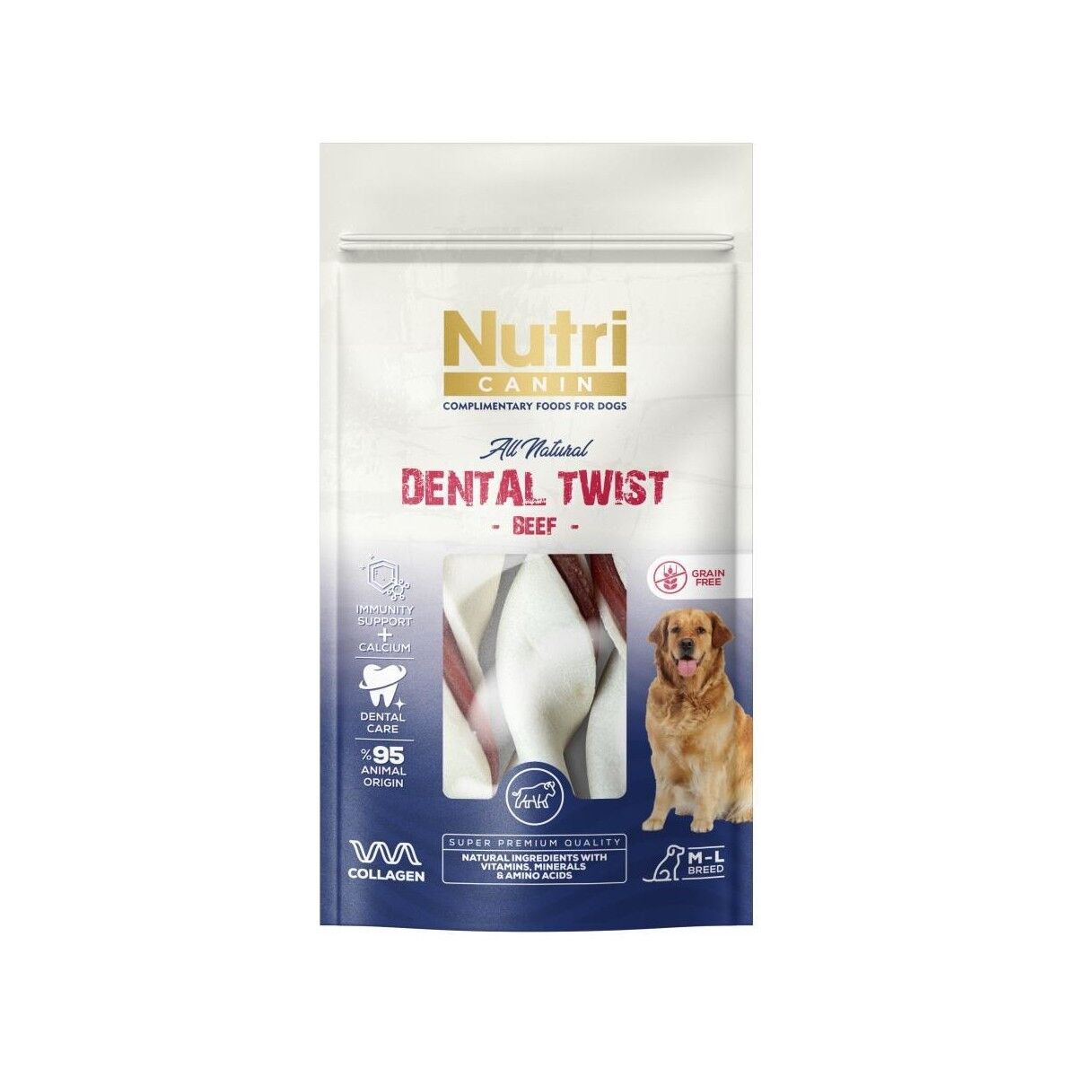 Dental Twist Biftekli Diş Sağlığı Köpek Ödülü 120 gr