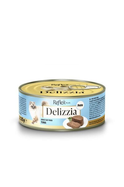Plus Delizzia / Kıyılmış Ton Balıklı Yetişkin Kedi Maması 85g