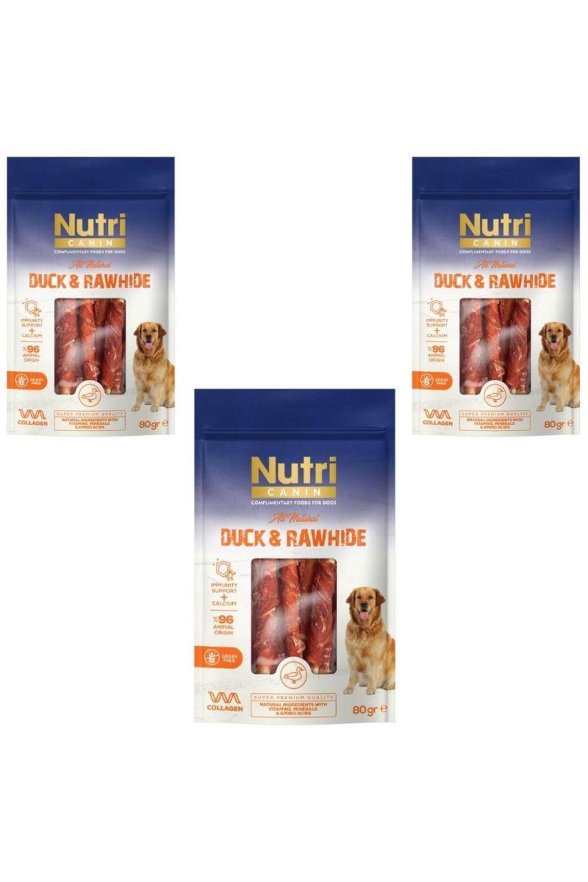 Rawhide Ördek Eti Sarılı Kemik Köpek Ödülü 80 Gr x 3 Adet