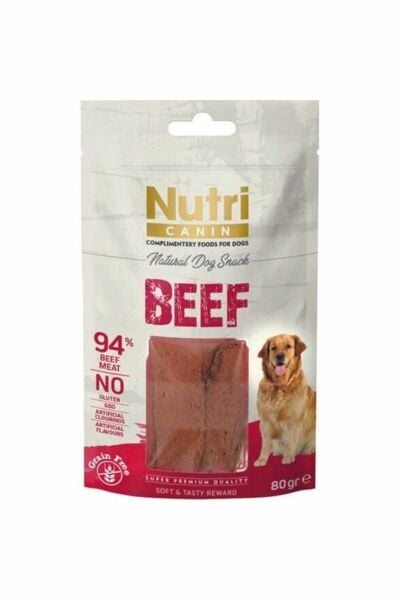 Tahılsız Sığır Etli Köpek Ödülü 80gr