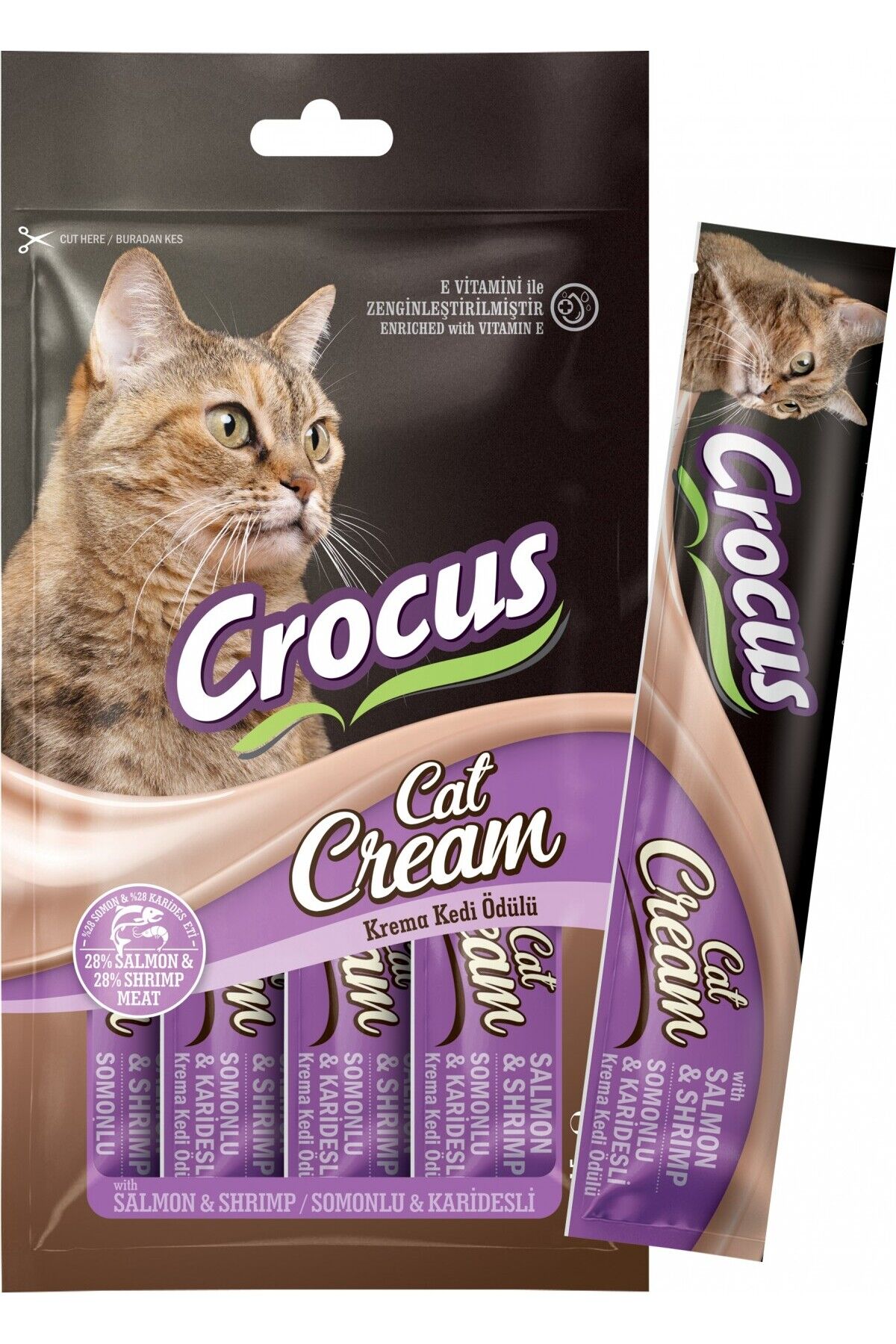 Somonlu Ve Karidesli Krema Kedi Ödülü 4x15g