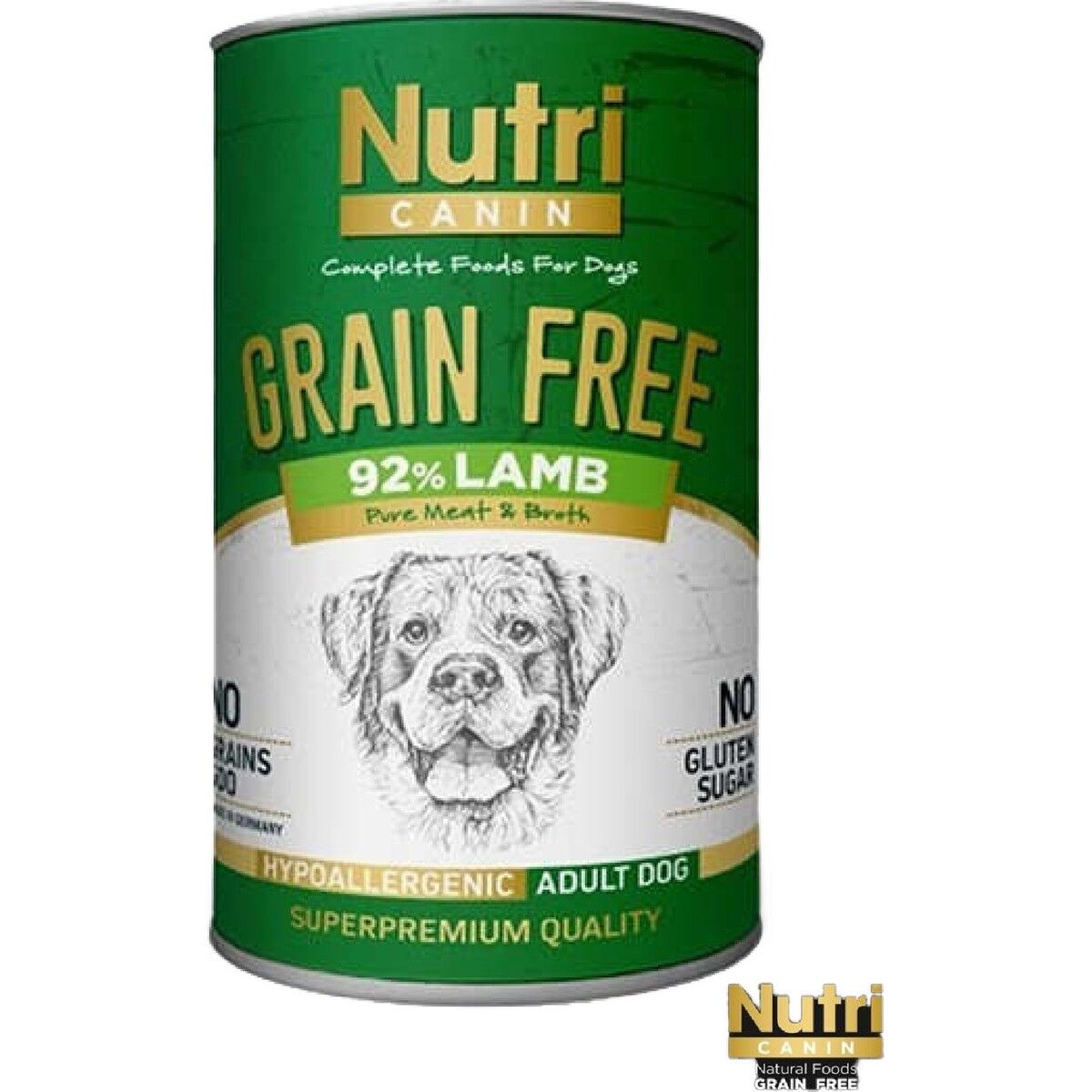 Tahılsız Kuzu Etli & Tatlı Patatesli Köpek Konservesi 400 gr