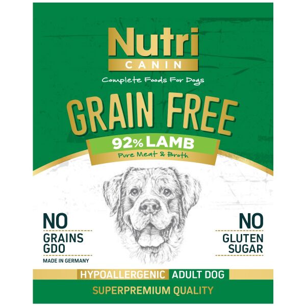 Tahılsız Kuzu Etli & Tatlı Patatesli Köpek Konservesi 400 gr