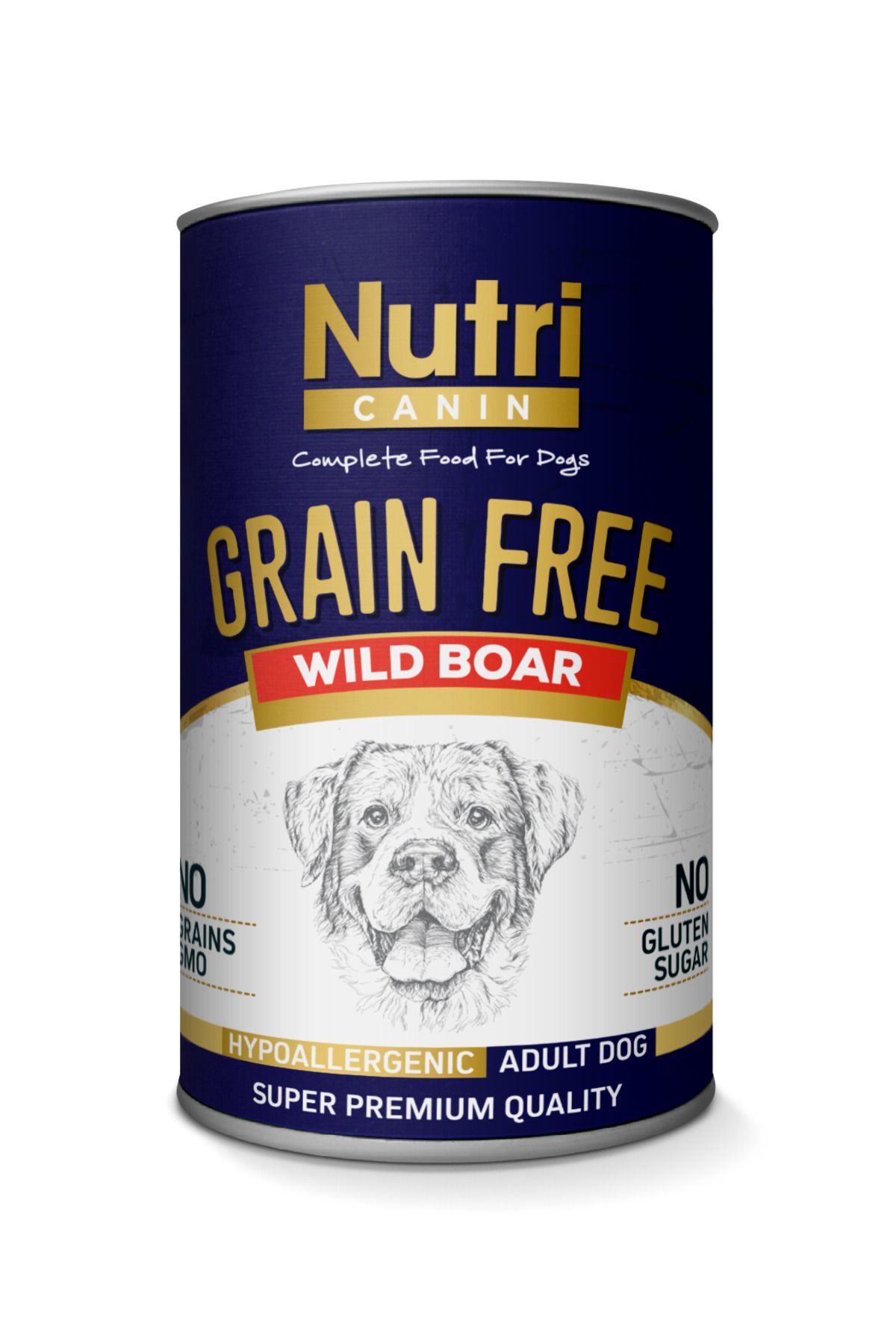 Tahılsız Yaban Domuzlu Yetişkin Köpek Konservesi 400 Gr