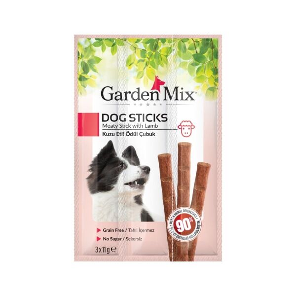 Gardenmix Kuzu Etli Köpek Stick Ödül 3x11g