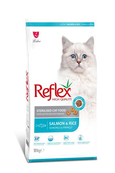Somonlu Ve Pirinçli Kısırlaştırılmış Yetişkin Kedi Maması 10 Kg
