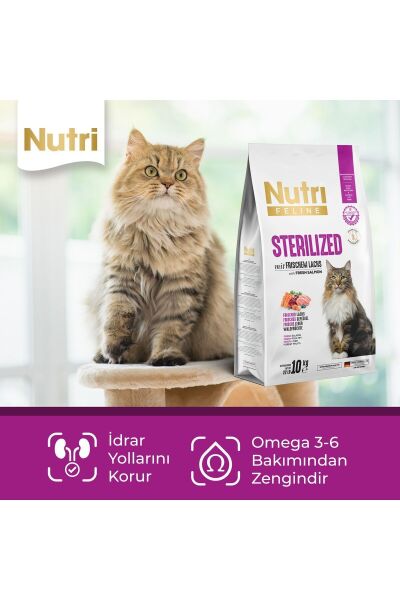 Sterilized Taze Somonlu Yetişkin Kısır Kedi Maması 10 kg