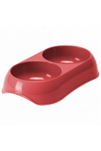 Gusto Köpek ve Kedi Mama Kabı Kırmızı 2x200 Ml