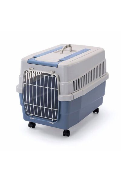 İmac Kim 60 Tekerlekli Köpek Taşıma Çantası Mavi 60x40x45 Cm