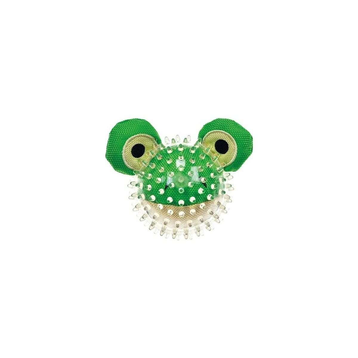 Plastik Top ve Bez Kurbağa Köpek Oyuncağı