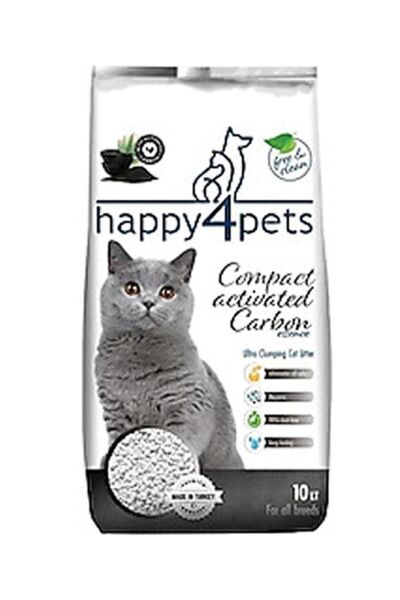 Aktif Karbon Topaklaşan Bentonit Kedi Kumu 10 Lt
